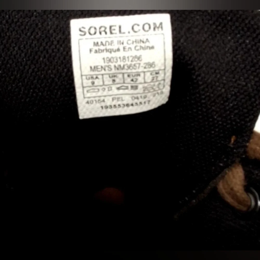 Sorel Ankeny Winter Waterproof Boots Men's Size 9 MSRP $155